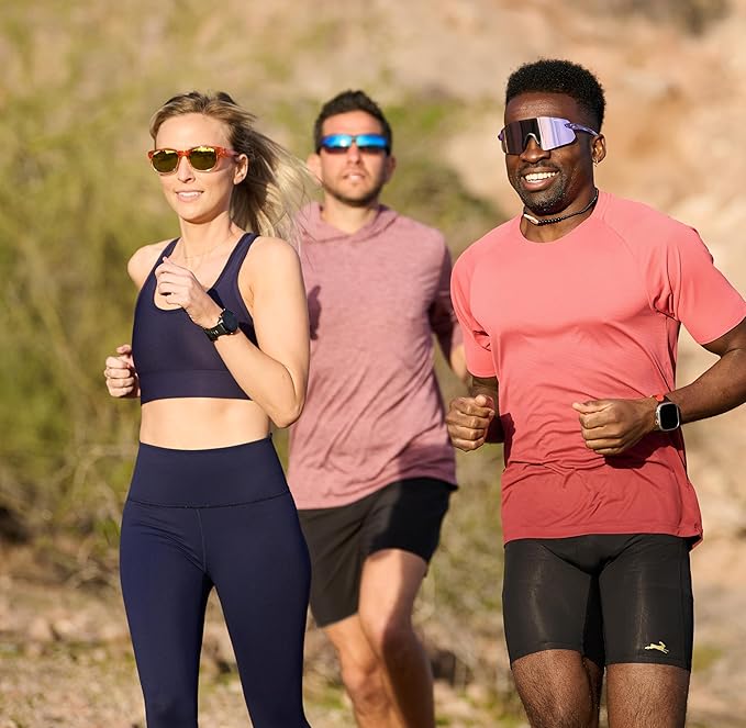 Swank Sport Sunglasses - Tangle Free - Ideal For Cycling, Golf, Hiking, Pickleball, Running and Great Lifestyle Look