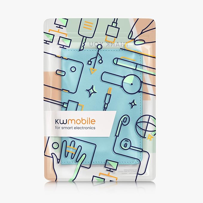 kwmobile Registration and Insurance Holder - Car Document Holder for Vehicle Documents and Cards - PU Leather - Black