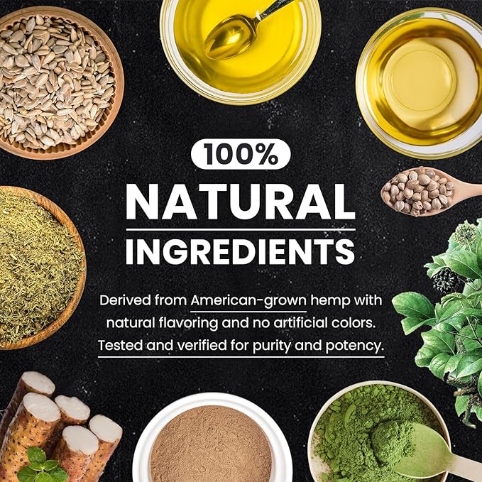 HOOLOO Calming Chews for Dog Anxiety Relief-Natural Puppy Calming Treats Help Manage Stress and Promote Relaxation,Made in USA-120 Chews