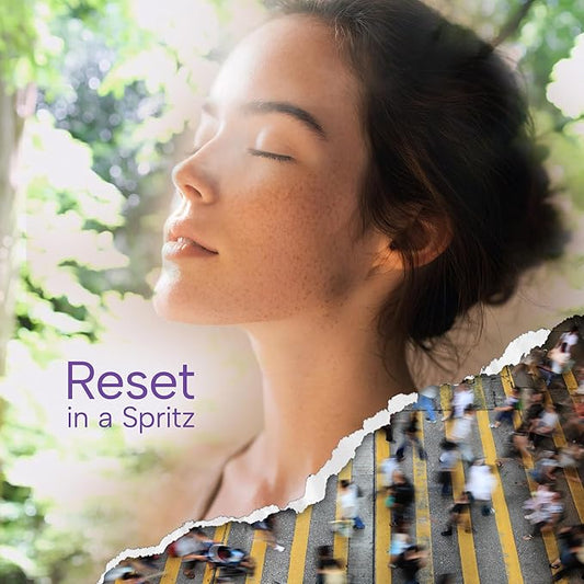 WELLNESS Hand Sanitizer Spray 1.18oz (3-Pack) – Travel Size Calming Hand Sanitizer Therapy with Lavender, Chamomile & Magnesium – Hydrating, Quick-Dry Aromatherapy Spray for Soft, Clean Hands