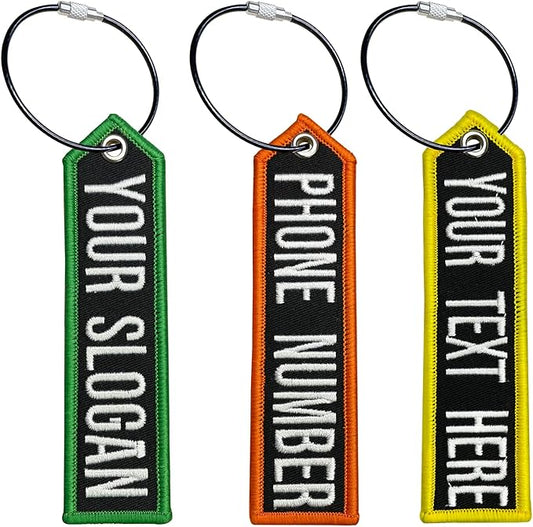 silkmilk Personalized Luggage Tag, Customized Travel Suitcases Labels Tags with Stainless Steel Loop for Luggage ,Crate ,Belt ,Key for Men Women Kids Girls Travel