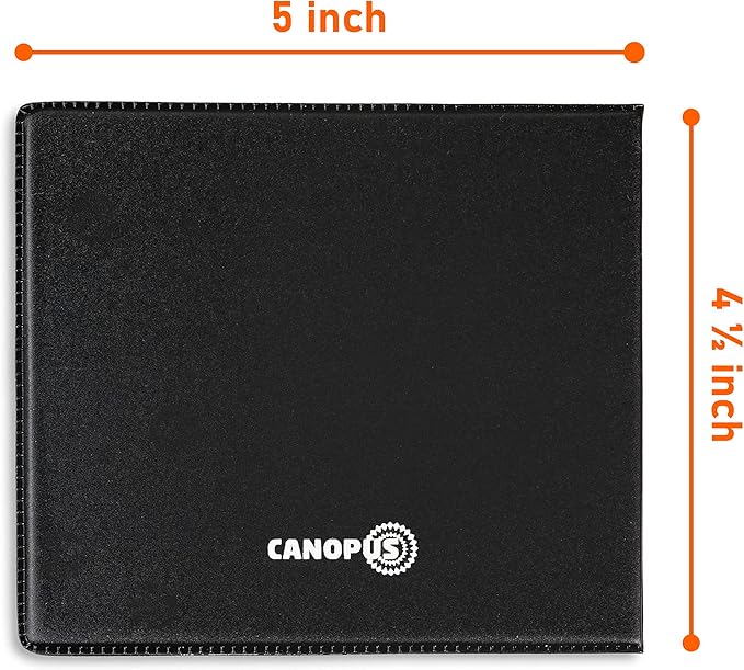 CANOPUS Car Registration and Insurance Holder, Car Document Holder, Vehicle Registration and Insurance Card Holder, Wallet for Auto, Trailer, Motorcycle, Truck, Vehicle Paperwork Organizer (2 Pack)