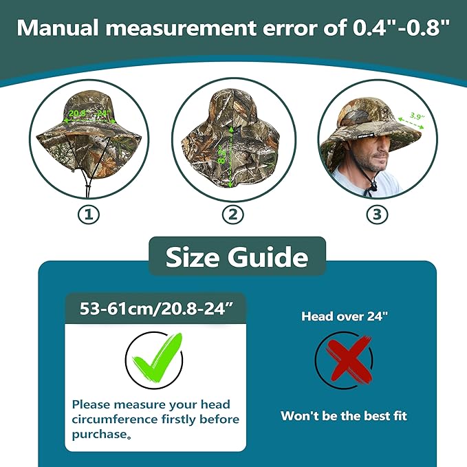 Solaris Sun Hat with Neck Flap, UPF 50 Sun Protection Lightweight Sun Cap for Men Women, Wide Brim Hat for Fishing Hiking