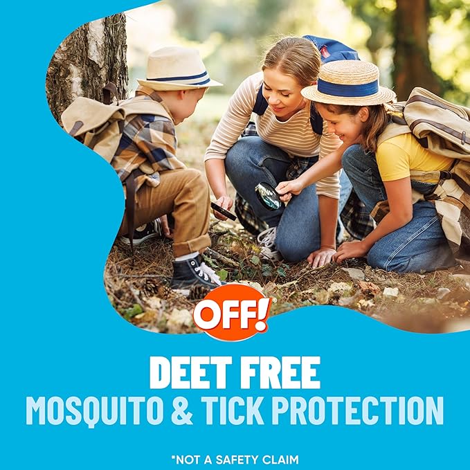 OFF! Insect Repellent Aerosol for Adults & Kids, Fragrance-Free Bug Spray for Everyday Protection from Mosquitoes and Ticks, 5 oz, Pack of 2