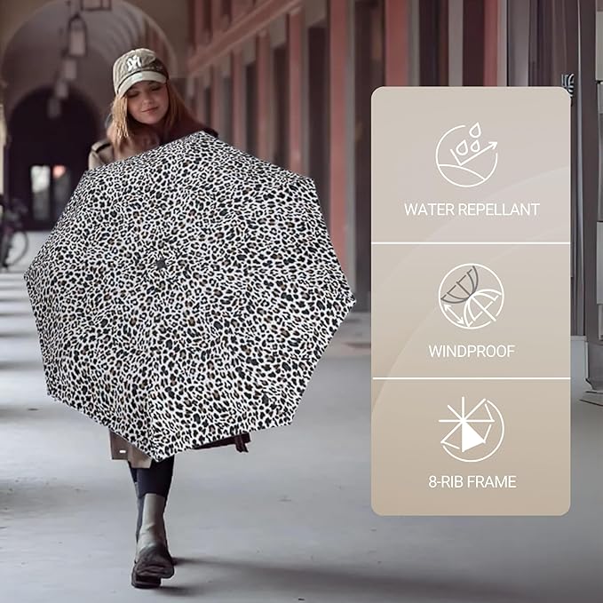 Knirps A.200 Medium Duomatic Windproof Umbrella for Adults – Automatic Open Close 38.5" Canopy, Travel Case Included