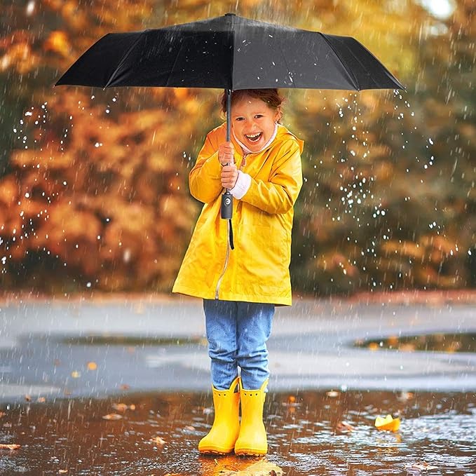 Windproof Mini Travel Umbrella with UPF 50+ Sun & Rain Protection - Ultra Compact & Lightweight, Pocket-Sized for Any Bag, Eco-Friendly Quick-Dry Fabric in Trendy Colors