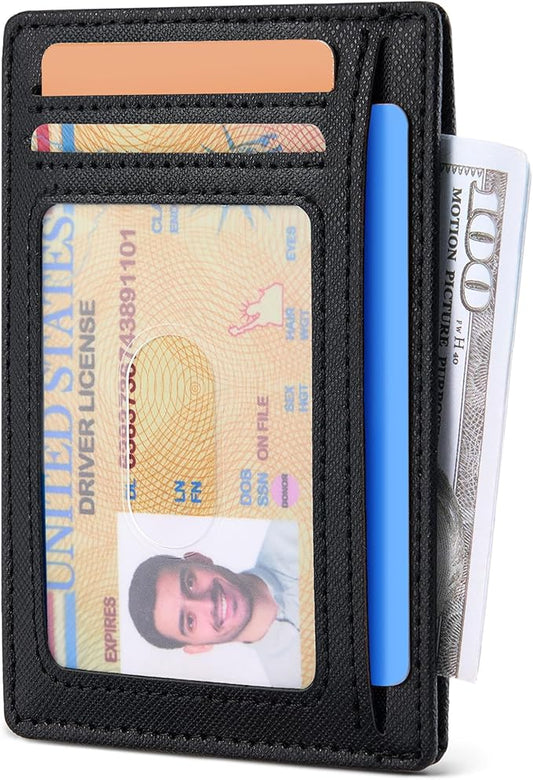 Espera Slim Minimalist Wallet for Men and Women, RFID Blocking Credit Card Holder, Thin Front Pocket Travel ID Case, Gifts for Men