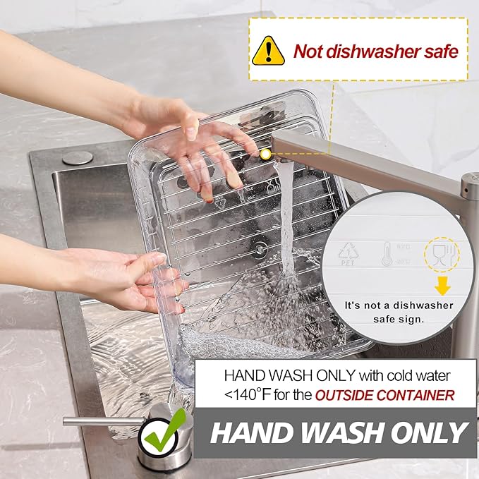 shopwithgreen 2Pcs Snackle Box Container, Divided Serving Tray with Lid and Handle, Snack Box Container Food Platter Charcuterie for Party, Veggies, Snack, Fruit, Nuts, Entertaining, Picnic,Gray