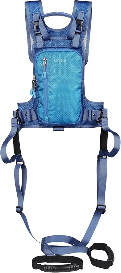 skiguard Ski Harness Trainer for Kids: Helping Toddler Learn to Ski with Support, Child Ski Harness with Backpack for Age 2-8