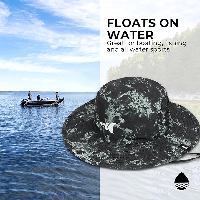 KastKing Sol Armis UPF 50 Boonie Hat - Sun Protection Hat, Fishing Hat, Beach & Hiking Hat, Paddling
