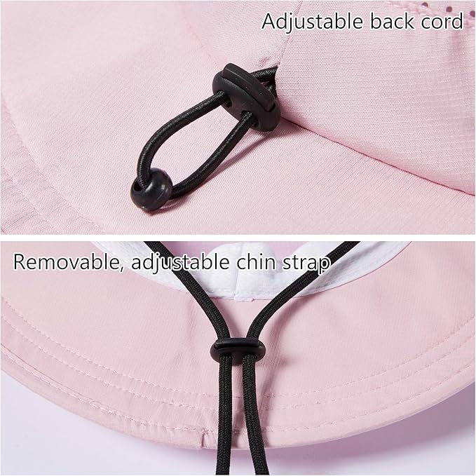 UPF 50+ Bucket Sun Hat with Laser Perforated Mesh Cooling Adjustable Breathable Lightweight for Outdoor Men Women