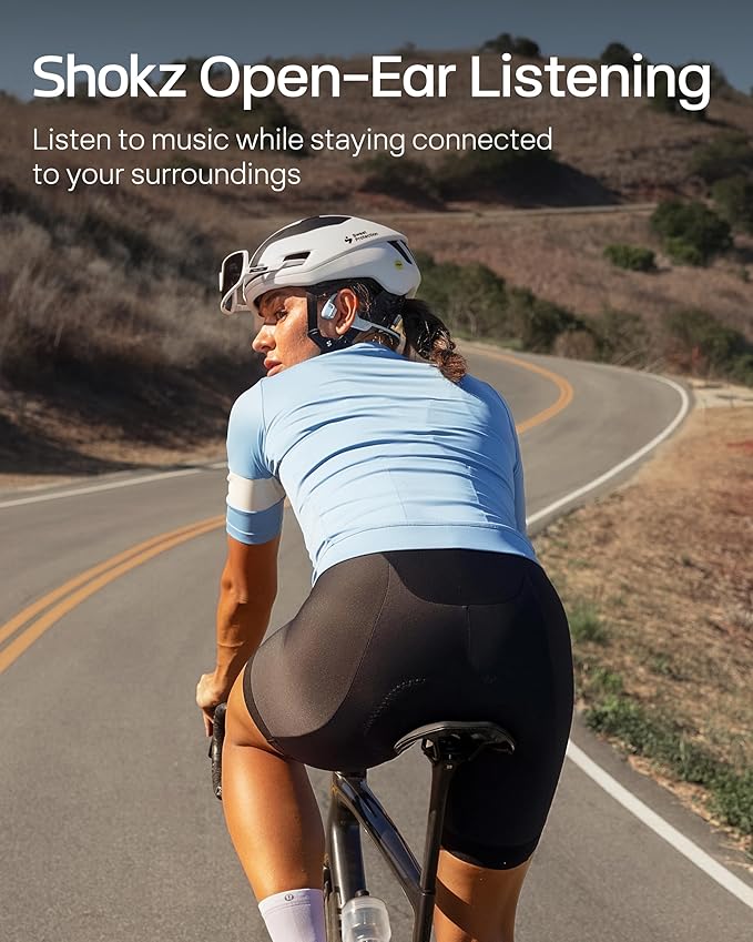 SHOKZ New OpenRun Pro 2 Mini -Open-Ear, Bone Conduction Sport Headphones -with Reflective Strip -Sweat Resistant, Workout Headphones -Secure, Wireless, Comfortable Fit -Deep Bass and Smart Mic App