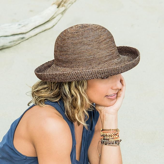 Wallaroo Women’s Victoria Sun Hat – Packable Design | Petite or Medium | Parties, Beach and Outdoor Events