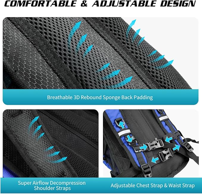 Hydration Backpack with 3L Water Bladder, Insulated Running Hydration Pack Hydropack, Lightweight Water Backpack for Hiking Cycling Camping Biking for Men Women