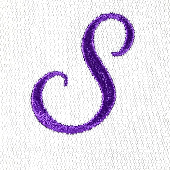 DALIX Monogrammed Beach Bag and Totes for Women Personalized Gifts Purple A - Z