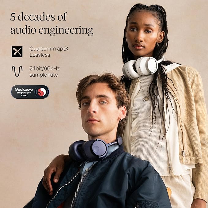 Cambridge Audio Melomania P100 SE Headphones - Bluetooth, Active Noise Cancelling with Hi-Fi Sound, 100 Hour Playback with User Replaceable Battery, Gaming Mode and Carry Case - White