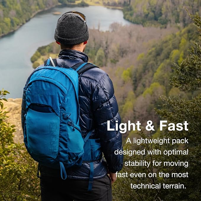 Osprey Talon 26L Men's Lightweight Hiking Backpack - Daypack for Travel & Camping, Frosty Mint Green/Night Shift