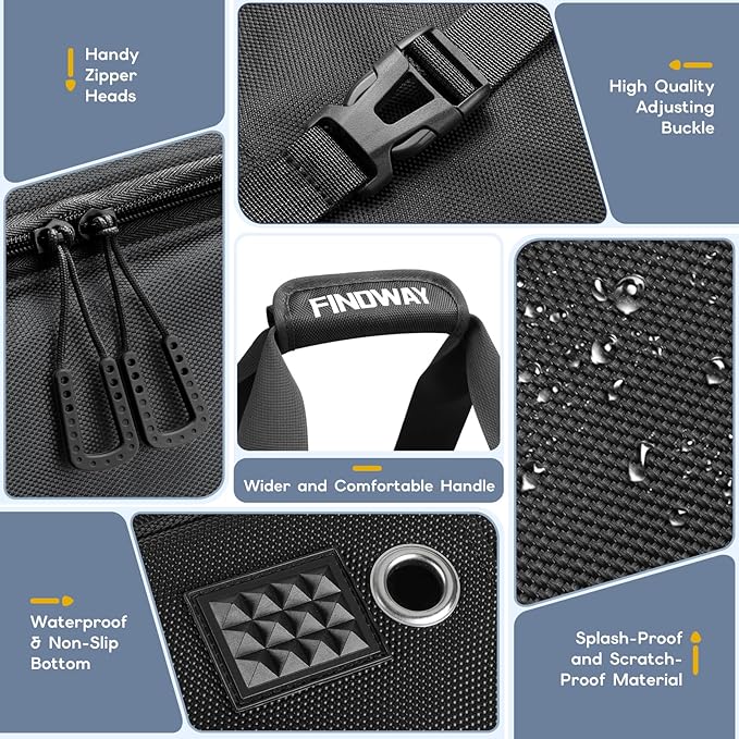 findway Ski Boot Bag, 55L Ski Boot bag Backpack 1680D Waterproof for Skis, Ski Helmet, Ski Boots, Snowboard & Accessories