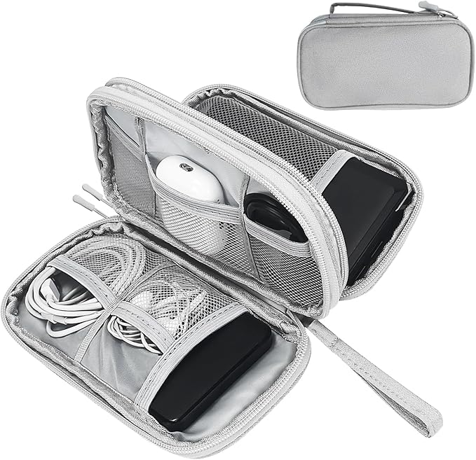 SMONT Versatile Travel Organizer Durable Tech Bag with Built in Cord Organizer Travel Features The Ideal Travel Cord Organizer to Keep You Connected Anywhere Cable Organizer Bag Gary