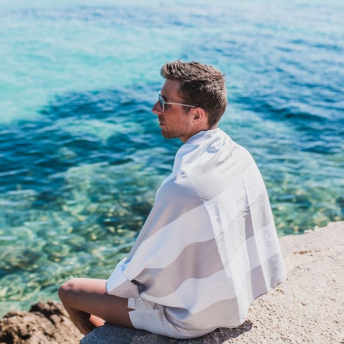 4Monster Microfiber Beach Towel Quick Dry,Super Absorbent Lightweight Travel Towel for Swimmers, Sand Free Camping Towel, Beach Towels for Pool,Swim,Water Sports,Yoga