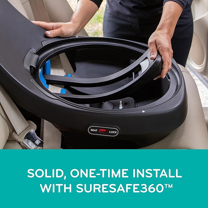 Evenflo Revolve360 Extend Convertible Car Seat with 360 Degree Rotation, Extended Rear-Facing, Forward-Facing, Booster Mode, and Secure Latch Install, Rockland Green