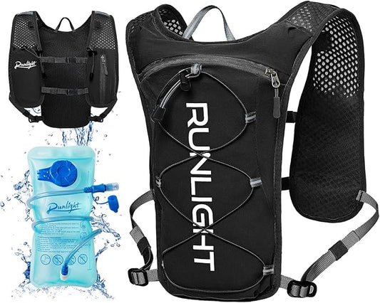 Running Vest for Women Men Lightweight Hydration Backpack Pack with 1.5L Water Bladder Bag Hydro Daypack for Hiking,Trail,Skiing,Camping,Cycling,Race,Marathon