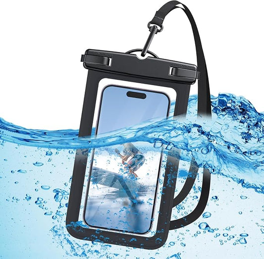Waterproof Phone Pouch[2Pack], Universal Waterproof Dry Bag case up to 7.2" Beach Bag for Travel,Kayaking,Swimming, Boating, Surfing,Cruise Ship Essentials