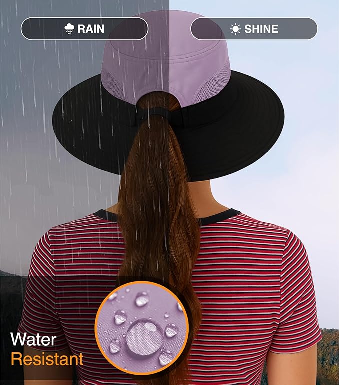 GearTOP Safari Hat for Men Sun Hats for Women UV Protection UPF 50+ Fishing, Gardening, Hiking Hat (22-23 1/2")