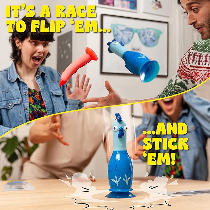 Big Potato Chicken vs Hotdog: Funniest Party Game You'll Ever Play | Flippin' Fun for Family, Adults and Kids - Perfect Christmas Game | Bonus Content Included