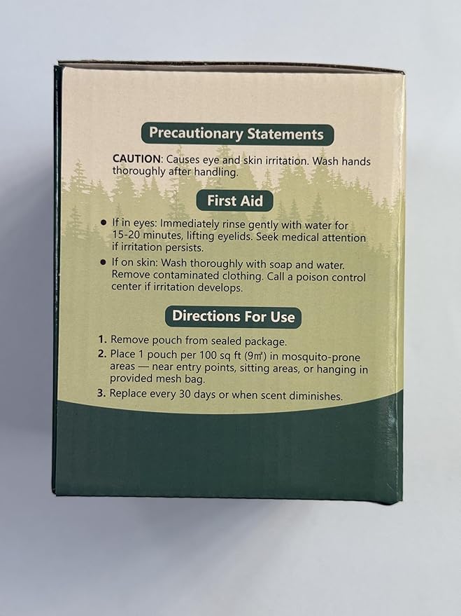 12 Pcs Mosquito Repellent for Patio, Mosquito Repellent Pouches, Mosquito Deterrent Indoor Outdoor, Mosquito Control, Keep Mosquitoes Away from Home Patio Camping