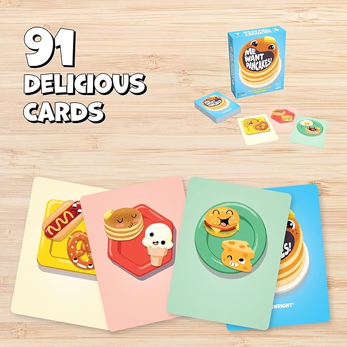 Me Want Pancakes! – The All-You-Can-Eat Family Card Game for Ages 5+, 2-6 Players