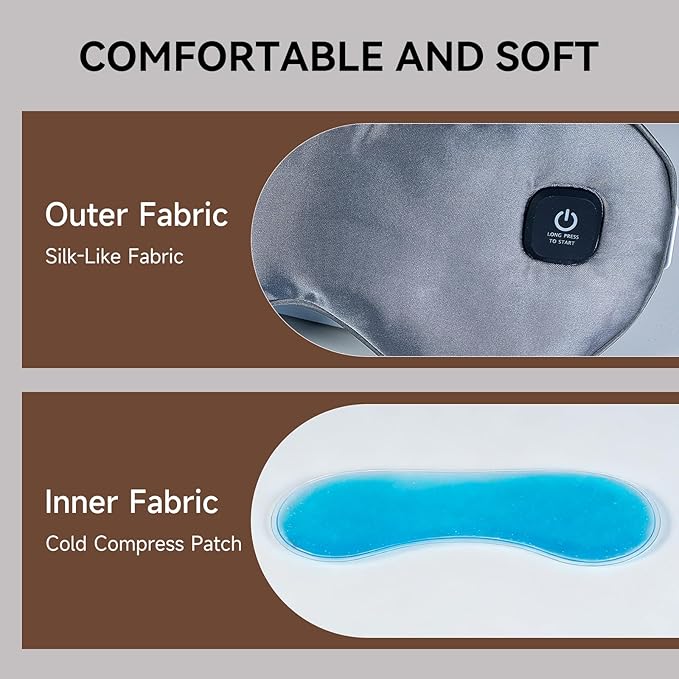 Eye Mask Cool Heat Eye Heated Eye Mask Intelligent Dual Modes, A New Eye ExperienceBirthday Gifts for Women Men
