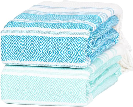 Thin Turkish Beach Towel Lightweight Soft Cotton Extra Large XL Oversized Sand Free Sandproof Absorbent Quick Dry Towels Cloud Bath Pool Travel Compact Essentials Accessories for Adult Gifts