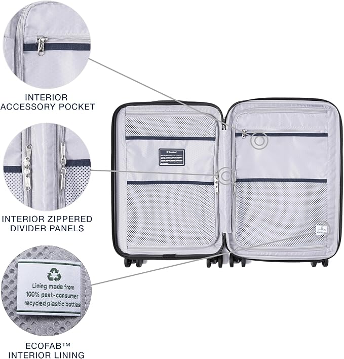 Travelpro Maxlite Air V2 Hardside Expandable Carry on Luggage, 8 Spinner Wheels, Lightweight Hard Shell Suitcase, TSA lock, Teal, Compact Carry On 20-Inch