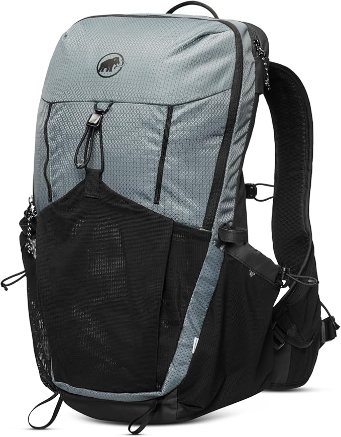 Mammut Ducan 22 – Unisex Outdoor Backpack for Hiking, Running, and Everyday Adventures, Strata-Black, 22L