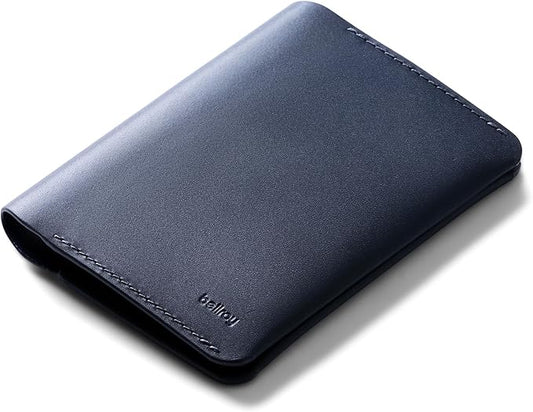 Bellroy Passport Cover (slimline travel wallet/pouch with card slots and space for cash plus travel documents) - Navy