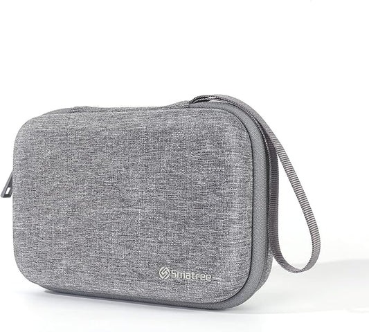 Smatree Hard Case for Apple Magic Mouse, Magsafe Charger, AC Adapter, USB Cable, Pencil, Electronic Accessories Storage Case for Macbook, Small Bag - Grey