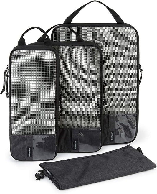 BAGSMART 6 Set /4 Set/2 Set Compression Packing Cubes for Travel, Lightweight Luggage Organizer Bags, Durable Space Saver Bags Travel Essentials