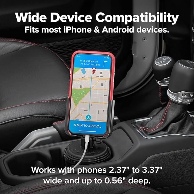 WeatherTech Portable Electronic Device Mount, Violet, Fits Smartphones