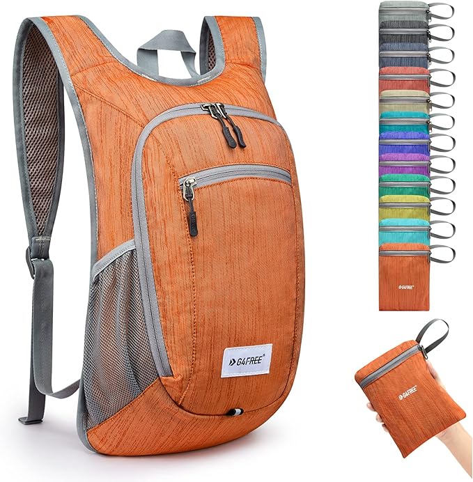 G4Free 10L/15L Hiking Backpack Lightweight Packable Hiking Daypack Small Travel Outdoor Foldable Shoulder Bag