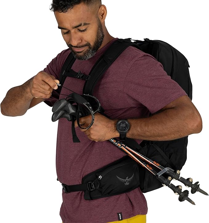 Osprey Talon 22L Men's Lightweight Hiking Backpack - Small Daypack for Travel & Camping, Green Canopy/Pine Leaf