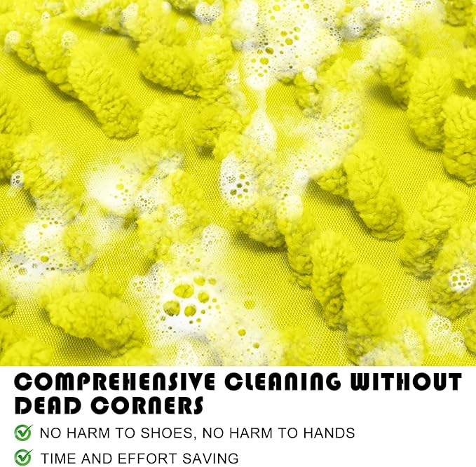 8 Pack Shoe Washing Machine Bag Chenille Shoe Laundry Bag 360° Deep Cleaning Reusable Sneaker Bags for Washing Machine Sneakers Slippers, 4 Colors