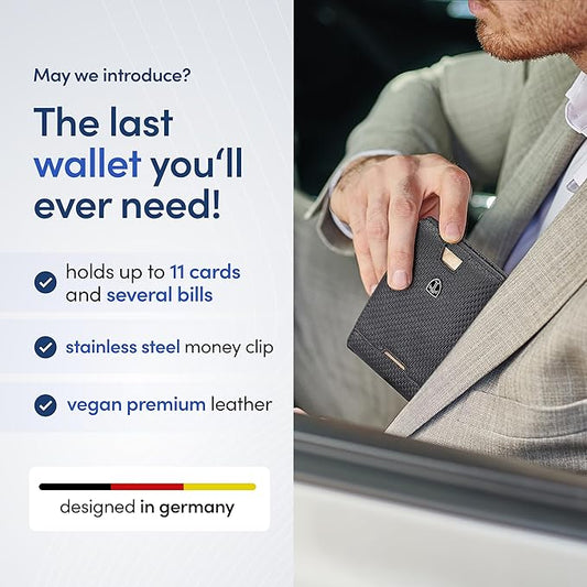 TRAVANDO Mens Wallet with Money Clip AUSTIN RFID Blocking Bifold Credit Card Holder for Men with Gift Box