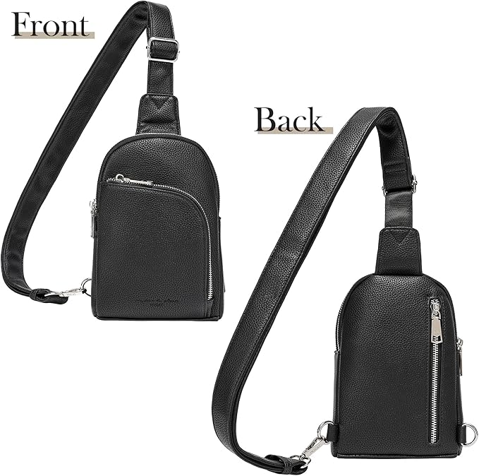 INICAT RFID Blocking Sling Bag Anti Theft Crossbody Bags Women Valentine's Day Gifts Travel Purses Vegan Leather