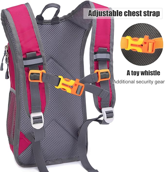 Ivygreen Kids Hydration Backpack, Hiking Backpack for Boys or Girls with 1.5L Water Bladder