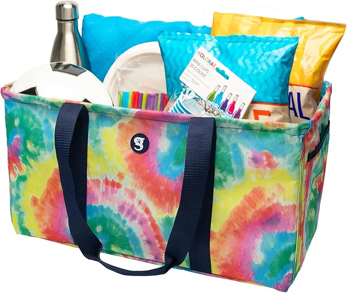 geckobrands Large Utility Tote - Durable Multipurpose Bag for Beach, Travel, Shopping & Outdoor Activities