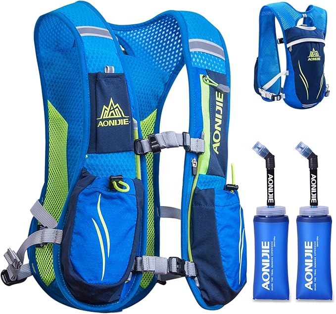 Azarxis Hydration Running Vest Backpack Pack 5L 5.5L for Women and Men Jogging Trail Race Marathon Cycling Hiking