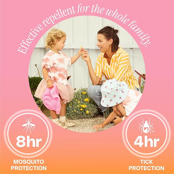 Mimikai Mosquito and Tick Repellent Spray, DEET-Free for Skin and Outdoor Use, Plant-Powered Skincare, 5.5oz