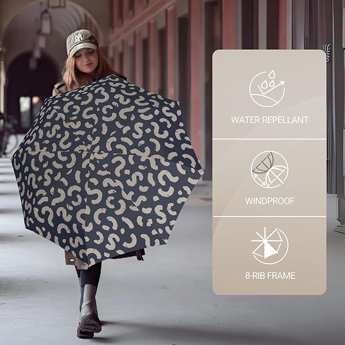 Knirps A.200 Medium Duomatic Windproof Umbrella for Adults – Automatic Open Close 38.5" Canopy, Travel Case Included