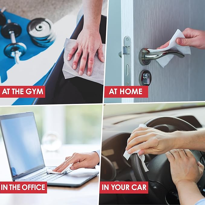 MEDIWIPER 1200ct (200ct*6pk) Unscented Alcohol-Free Hand Sanitizing Wipes, Wet Wipe, Hand Sanitizer